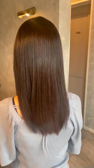 セミロング カラー 吉田 明弘のヘアスタイル