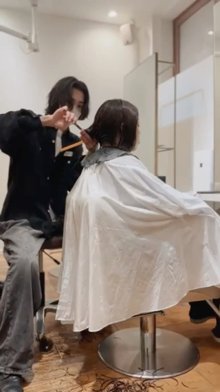 一人一人大事に丁寧に真剣に切ってます。 