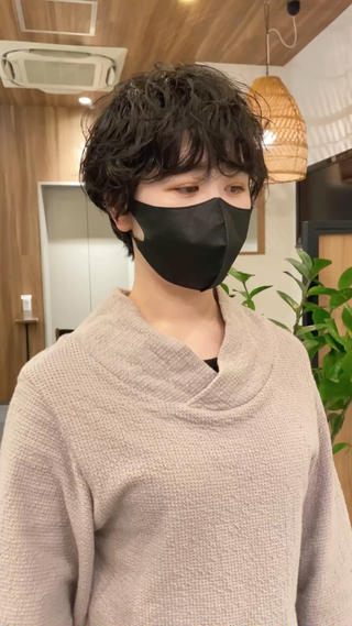 ショート カラー パーマ 🍃服部 雅哉🍃銀座◎のヘアスタイル