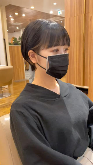 ショート カラー パーマ 🍃服部 雅哉🍃銀座◎のヘアスタイル
