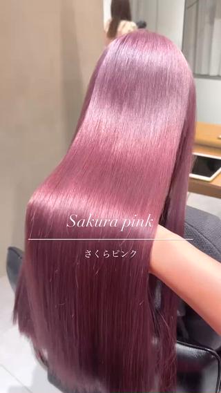 ロング カラー ツヤ髪/透け感ヘア 💎Nokaのヘアスタイル