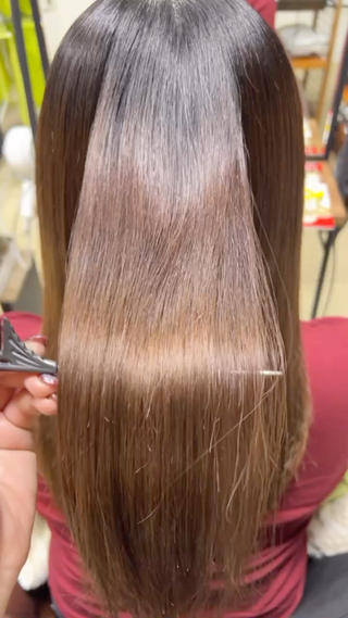 ブリーチ毛でもこんなにツヤツヤに️
髪質改善トリートメントで髪のお悩みを解決しませんか??𓂃 ◌‬𓈒𓋪‪ 