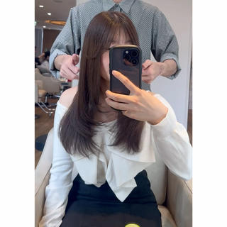 ロング カラー 美髪矯正・レイヤー 倉友哉のヘアスタイル