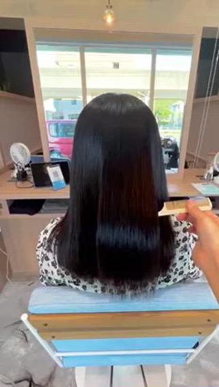 縮毛矯正/カット