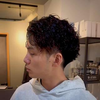 ショート パーマ メンズ 立川メンズカット/ メンズパーマ💈三上のヘアスタイル