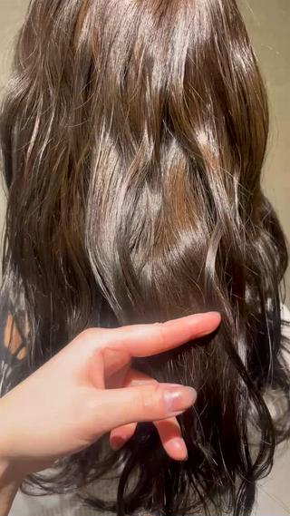 艶のあるトーンダウンカラー
透け感をだして、次のColorがしやすいお薬にしてます
！可愛いColor一緒に考えます〜 