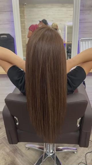 ロング カラー ヘアアレンジ 枝毛カット&髪質改善 満足NO.1岡しゃんのヘアスタイル