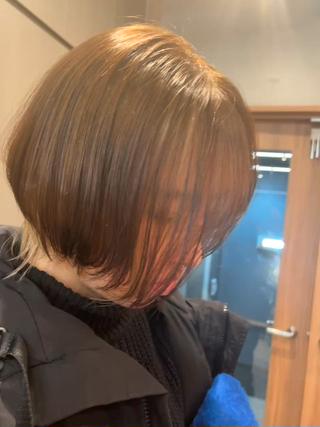 ホワイトインナーカラー 