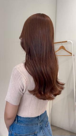 ムラのない綺麗なbrownに 