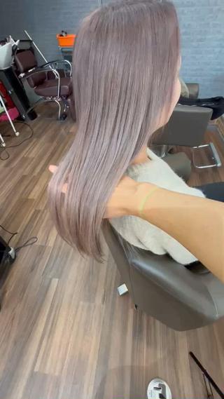ロング カラー ヘアアレンジ 三輪 太一のヘアスタイル