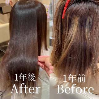 美髪縮毛矯正
乾かしたのみで叶う美髪 