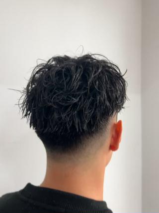 ショート パーマ メンズ SHION men's permのヘアスタイル