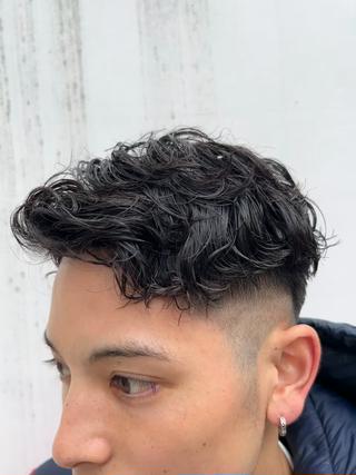 ショート パーマ メンズ SHION men's permのヘアスタイル