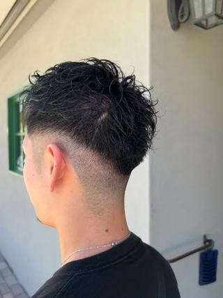 ショート パーマ メンズ SHION men's permのヘアスタイル