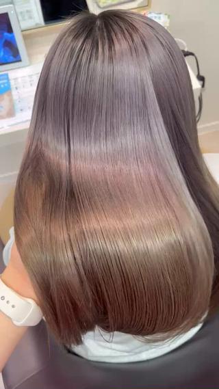 ロング 🎀FACE。暖色 カラー/カスミ🤍のヘアスタイル