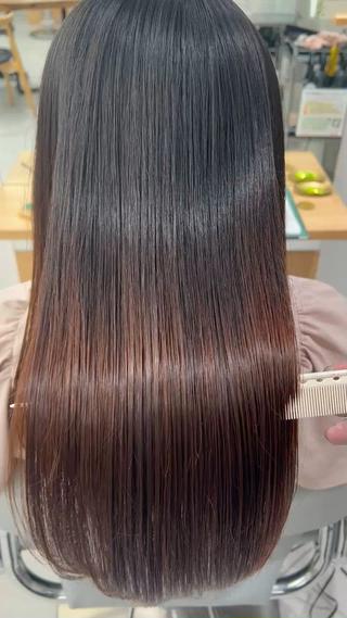 柔らかい艶髪！
縮毛矯正TOKIOトリートメント 