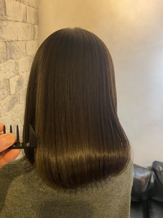 ミディアム カラー ヘアアレンジ 髪質改善✨ 小田拓弥のヘアスタイル