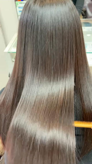 ロング カラー タカギ/艶髪カラー /髪質改善/縮毛矯正のヘアスタイル