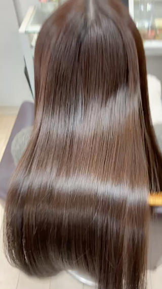 ロング カラー タカギ/艶髪カラー /髪質改善/縮毛矯正のヘアスタイル