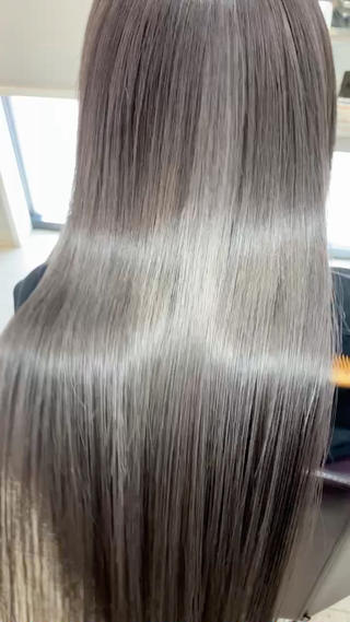 ロング カラー タカギ/艶髪カラー /髪質改善/縮毛矯正のヘアスタイル
