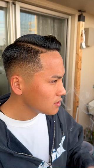 サイドパートのハイフェード！ 