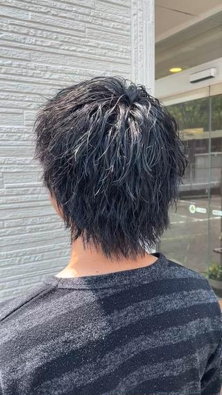 パーマ メンズ 仙台/メンズ/ フェザー/リョウのヘアスタイル