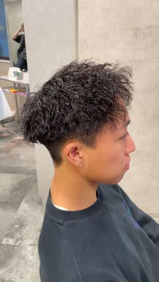 パーマ 仙台/メンズ/ フェザー/リョウのヘアスタイル