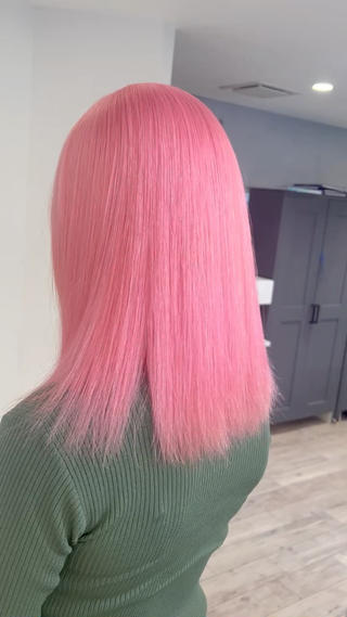 ミディアム カラー ハイトーン特化サロン 🍑momo🍑のヘアスタイル