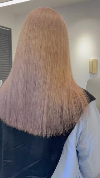 ロング カラー ハイトーン特化サロン 🍑momo🍑のヘアスタイル