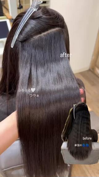 ロング Rinka/レイヤー /透明感カラーのヘアスタイル