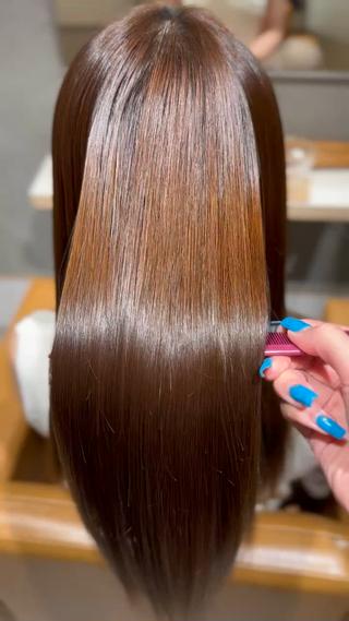 ロング MIO/天王寺/ 髪質改善/艶カラーのヘアスタイル