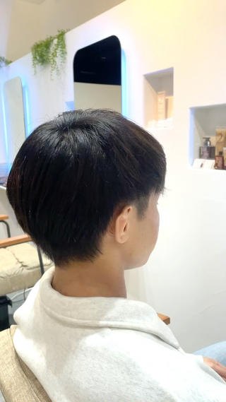 カット×ナチュラルストレート