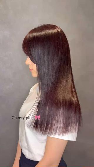 絶妙なCherry pink
pink color大人気です️