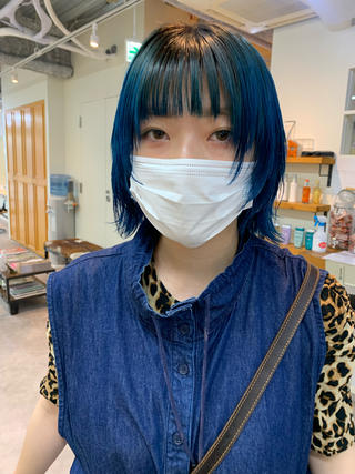 ミディアム カラー AR.MARA サトウヒカルのヘアスタイル