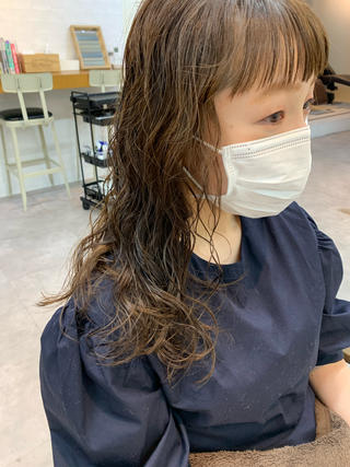 ミディアム パーマ AR.MARA サトウヒカルのヘアスタイル