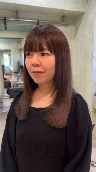 ミディアム カラー AR.MARA サトウヒカルのヘアスタイル