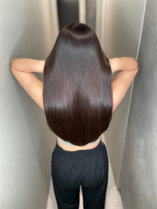 セミロング カラー 今井 勝也のヘアスタイル