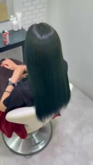 カラー 🇰🇷韓国風艶髪 /AZUSA🤍のヘアスタイル