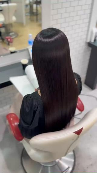 ロング 🇰🇷韓国風艶髪 /AZUSA🤍のヘアスタイル