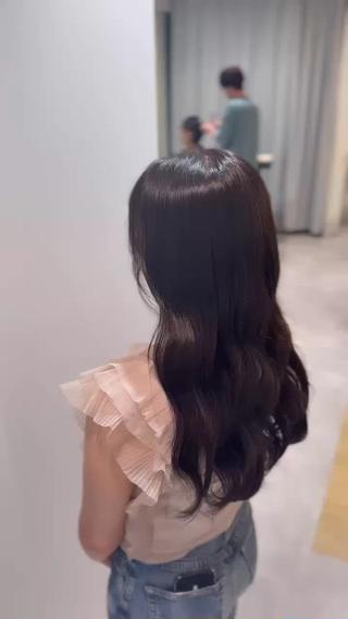 カラー 🇰🇷韓国風艶髪 /AZUSA🤍のヘアスタイル