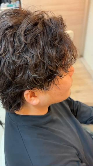 ミディアム カラー パーマ ヘアアレンジ メンズ キッズ 🫧Selene SHOGO🫧のヘアスタイル