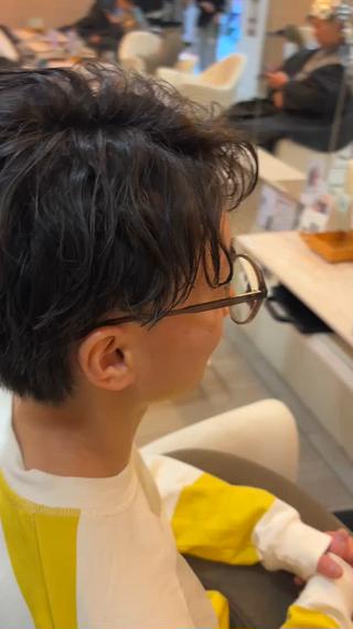 ミディアム カラー パーマ ヘアアレンジ メンズ キッズ 🫧Selene SHOGO🫧のヘアスタイル