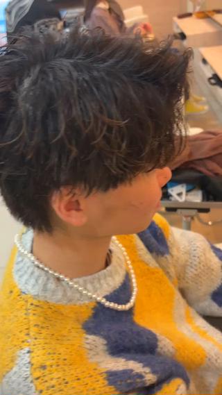 ミディアム カラー パーマ ヘアアレンジ メンズ キッズ 🫧Selene SHOGO🫧のヘアスタイル