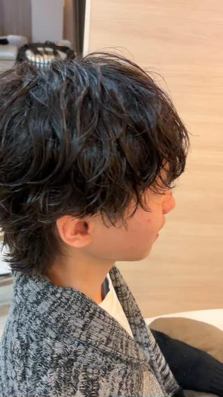 ミディアム カラー パーマ ヘアアレンジ メンズ キッズ 🫧Selene SHOGO🫧のヘアスタイル