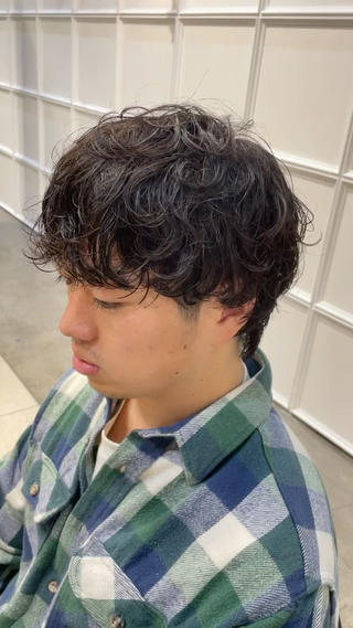 スパイラルパーマ