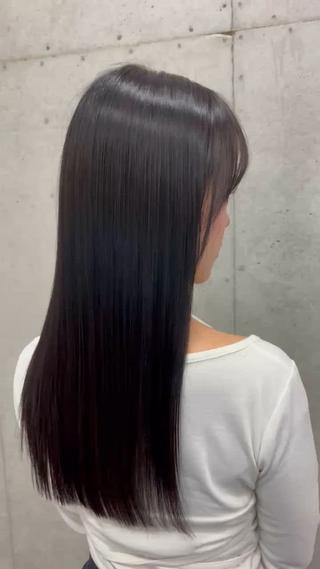 ロング 西上 慧武のヘアスタイル