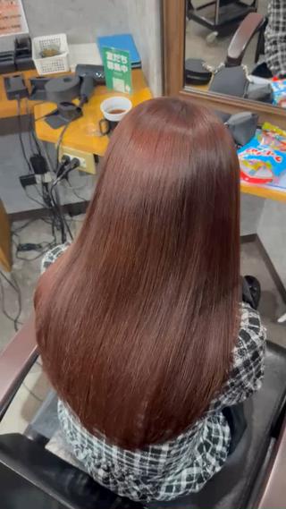 ロング カラー 髪質改善 /絹髪🫧ゆたかのヘアスタイル