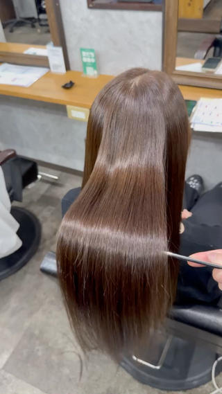 ロング カラー 髪質改善 /絹髪🫧ゆたかのヘアスタイル