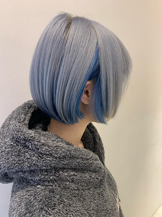 ブルーインナーカラー 