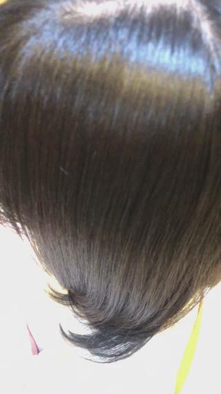 ミディアム ブリーチなしダブル カラー縮毛矯正 下野のヘアスタイル